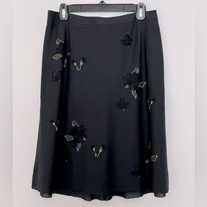 Cotton embroidered summer skirt